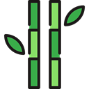 plant, japan, Bamboo, Botanical, nature Black icon