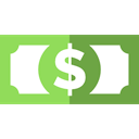 Money, Bank, Business, Currency, banking, Dollar Symbol Black icon