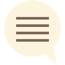 Speech Balloon, Chat, Message, Conversation, chatting, Multimedia, speech bubble Cornsilk icon