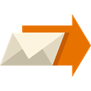 envelope, Message, Email, mail, Letter Black icon