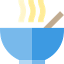 Healthy Food, soup, food, hot drink, Bowls SkyBlue icon