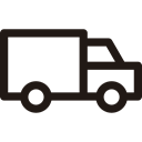 Automobile, Delivery, transport, vehicle, truck Black icon