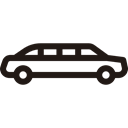 transport, Limousine, Automobile, transportation, vehicle Black icon