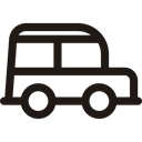 Automobile, taxi, Car, vehicle, transport, transportation Black icon