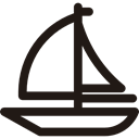 navigation, transport, Sailing Ship, Boat, transportation, Navigational, sailing, Sailboat Black icon