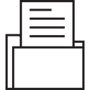 document, Archive, Folder, education, management, File Black icon