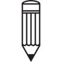 pencil, writing, Draw, Edit, Tools And Utensils Black icon
