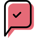 Chat, Conversation, Message, Multimedia, speech bubble, chatting, Speech Balloon LightCoral icon