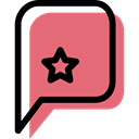 speech bubble, Multimedia, Chat, chatting, Message, Conversation, Speech Balloon LightCoral icon