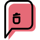 Multimedia, Speech Balloon, technology, chatting, Message, Chat, speech bubble, Conversation LightCoral icon