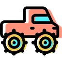 truck, vehicle, bigfoot, Car, Automobile, transport Black icon