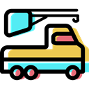 Hook, Construction, Automobile, lift, Crane, vehicle, transport Black icon