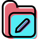 Data Storage, interface, file storage, Folder, Office Material, Edit, Business, storage Turquoise icon