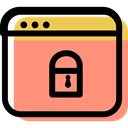 security, Multimedia Option, computing, Browser, Multimedia, interface, internet LightSalmon icon