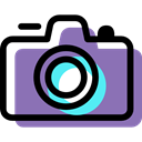 Device, picture, photo camera, electronic, Multimedia MediumPurple icon
