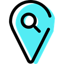 map pointer, Gps, placeholder, signs, Map Point, search, pin, Map Location Turquoise icon