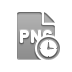 File, Clock, Png, Format DarkGray icon