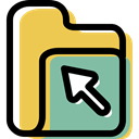 Business, Office Material, Data Storage, storage, file storage, interface, Folder SandyBrown icon