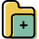 Folder, Data Storage, storage, Office Material, interface, file storage, Business DarkSeaGreen icon