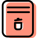 delete, Archive, documents, education, paper, File, Cloud, interface, document LightSalmon icon