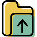 Office Material, storage, file storage, interface, Business, Folder, Data Storage SandyBrown icon