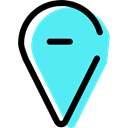 Map Point, map pointer, pin, Gps, Map Location, placeholder, signs Turquoise icon