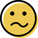 smiling, Emotion, Confused, interface, people, feelings, Emoticon, Face, smiley SandyBrown icon
