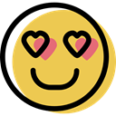 feelings, Face, people, smiling, love, smiley, Emotion, happy, Emoticon, interface SandyBrown icon
