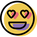 interface, feelings, Emoticon, Emotion, smiley, love, people, smiling, happy, Face SandyBrown icon