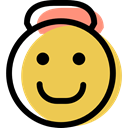 Face, Girl, interface, feelings, Emotion, people, smiling, Emoticon, smiley SandyBrown icon