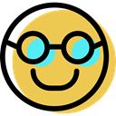 cool, people, smiley, feelings, Face, interface, Emoticon, smiling, Emotion SandyBrown icon