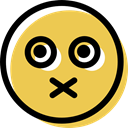 smiling, interface, people, feelings, Face, Emoticon, muted, Emotion, smiley SandyBrown icon