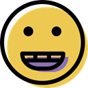 interface, feelings, smiley, Emotion, happy, people, Face, Emoticon, smiling SandyBrown icon
