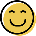 feelings, Face, interface, Emoticon, Emotion, happy, smiley, people, smiling SandyBrown icon