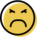 people, sad, smiley, interface, Emoticon, Face, Emotion, feelings SandyBrown icon