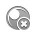 Sphere, Close Gray icon