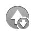 Down, Arrow, Up DarkGray icon