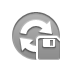 refresh, Diskette Gray icon