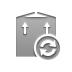 Box, send, refresh DarkGray icon