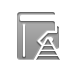 pyramid, diary Gray icon