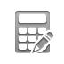 calculator, pencil Icon