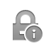 Lock, Info Icon