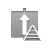 repeater, pyramid Gray icon