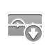 frequency, amplify, wave, Down DarkGray icon