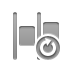 horizontal, distribute, Left, Reload Gray icon