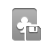 Diskette, Club, Game, card DarkGray icon