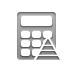 calculator, pyramid Icon