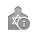 Synagogue, Info Gray icon