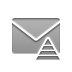 envelope, pyramid Icon