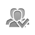 group, checkmark Gray icon